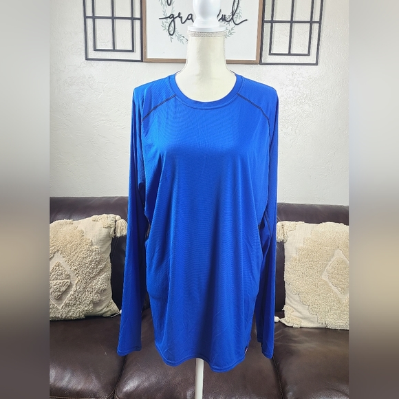 Patagonia Men's Size XL Lightweight Capilene Baselayer Top Long Sleeve Blue - Picture 2 of 11